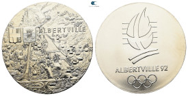 France. AD 1992. Olympic Games Albertville
Medal

 mm, 34,36 g



Mint State
