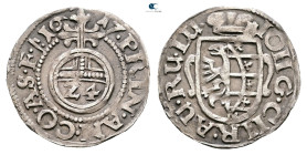 Germany. Anhalt AD 1617. 
1/24 Taler 1617

 mm, 1,17 g



Very Fine