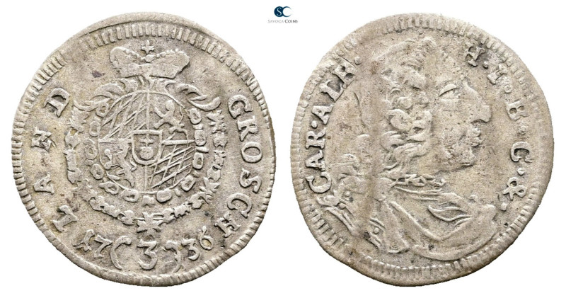 Germany. Bayern AD 1736. 
3 Kreuzer 1736

 mm, 1,36 g



Very Fine