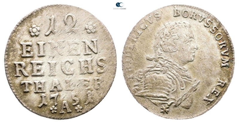 Germany. Preussen AD 1751. 
1/12 Taler 1751

 mm, 3,50 g



Good Very Fin...