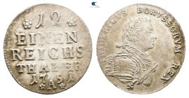 Germany. Preussen AD 1751. 
1/12 Taler 1751

 mm, 3,50 g



Good Very Fine