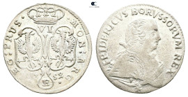 Germany. Preussen AD 1752. 
6 Gröscher 1752

 mm, 3,12 g



Good Very Fine