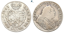 Germany. Sachsen AD 1763. 
1/6 Taler 1763

 mm, 5,0 g



Nearly Very Fine