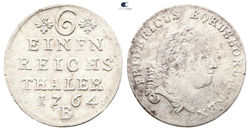 Germany. Preussen AD 1764. 
1/6 Taler 1764

 mm, 5,25 g



Nearly Extreme...