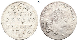 Germany. Preussen AD 1764. 
1/6 Taler 1764

 mm, 5,25 g



Nearly Extremely Fine