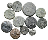 Lot of ca. 12 greek bronze coins / SOLD AS SEEN, NO RETURN!

Very Fine