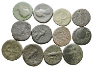 Lot of ca. 12 roman bronze coins / SOLD AS SEEN, NO RETURN! 

Fine
