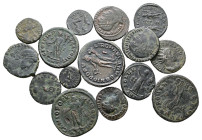 Lot of ca. 15 late roman bronze coins / SOLD AS SEEN, NO RETURN! 

Very Fine