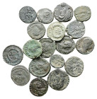 Lot of ca. 20 late roman bronze coins / SOLD AS SEEN, NO RETURN!

Very Fine