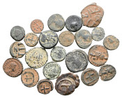 Lot of ca. 20 late roman bronze coins / SOLD AS SEEN, NO RETURN!

Very Fine