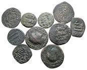 Lot of ca. 10 islamic bronze coins / SOLD AS SEEN, NO RETURN! 

Very Fine