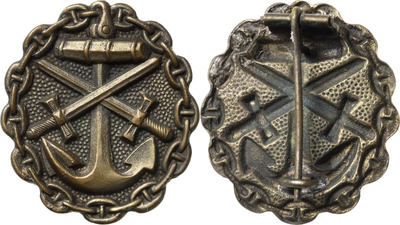 Orden des Deutschen Reiches
Verwundetenabzeichen der Marine in Silber Verliehen...