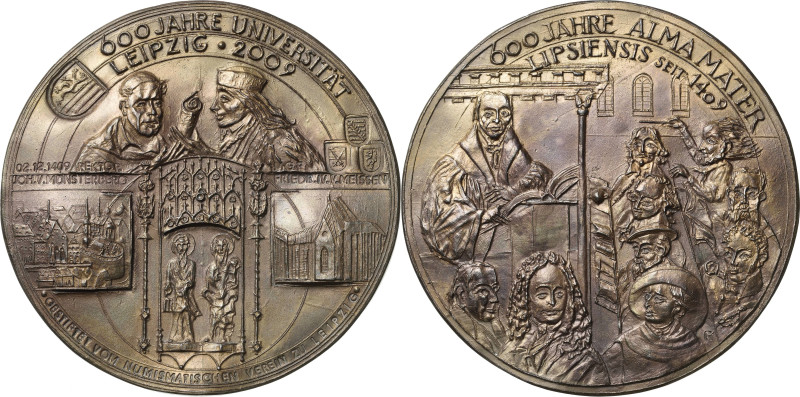 Akademien, Schulen, Universitäten
Leipzig Weißmetallgussmedaille 2009 (Peter-Gö...
