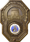 Auto- und Motorradmedaillen und -plaketten
Bayern Einseitige Bronzeplakette 1929 (C. Poellath, Schrobenhausen) A.D.A.C. Frühjahrsfahrt Kelheim - Moto...