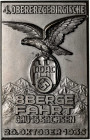 Auto- und Motorradmedaillen und -plaketten
Sachsen Einseitige, bronzierte Weißmetallplakette 1935. 4. Obererzgebirgische 8 Bergefahrt Gau 16 Sachsen....
