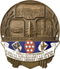 Auto- und Motorradmedaillen und -plaketten
Thüringen Einseitige teilemaillierte Bronzeplakette 1930 (Lauer) Strahlenfahrt Gau Gymkhana Oberhof in Thü...