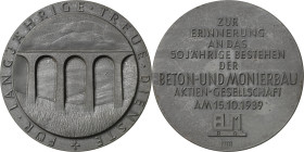 Brücken- und Tunnelbauten
 Zinkmedaille 1939 (Entwurf Horst Michael) 50-jähriges Firmenjubiläum, für treue Dienste verliehen von der Beton- und Monie...