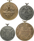 Drittes Reich
 Bronzemedaille o.J. Landesbauernschaft Sachsen - Ehrenzeichen für Verdienste. Symbol des Reichsnährstandes / Rune über 5 Zeilen Schrif...