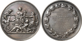 Eisenbahnen
 Versilberte Bronzemedaille 1849 (A. Bovy) Einweihung der Eisenbahnstrecken Paris-Chartres, Tours-Angers, Paris-Épernay, Paris-Tonnerre. ...