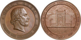 Eisenbahnen
 Bronzemedaille 1869 (W. Seidan) Zur Erinnerung an den Deutschen Eisenbahnkongress in Wien. Kopf des österreichischen Ingenieurs Carl von...