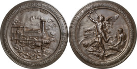 Eisenbahnen
 Bronzemedaille 1907 (J. Gottuzzo) Auf den 50. Jahrestag der Eröffnung der ersten argentinischen Eisenbahnlinie von Parque nach Floresta....