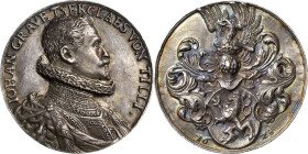 Ereignismedaillen des 17. bis 20. Jahrhunderts
Dreißigjähriger Krieg Silbergussmedaille 1628 (unsigniert, A. Abondio zugeschrieben) Johannes t'Sercla...