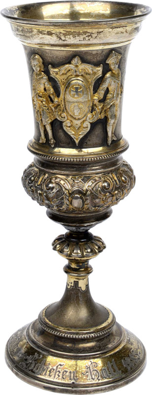 Schützenmedaillen - Schützenpokale
Schwäbisch Hall Silberner Schützenpokal, ver...