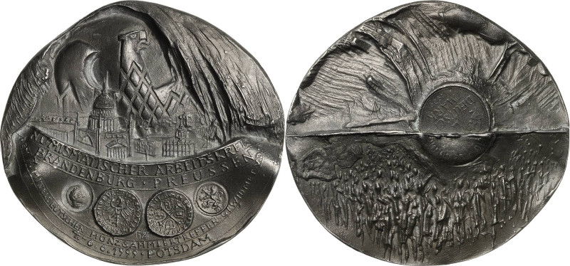 Güttler, Peter-Götz 1939-2024 Weißmetallgussmedaille 1999. 7. Mitteldeutsches Mü...