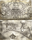 Güttler, Peter-Götz 1939-2024 Silbergussplakette 2013. 200 Jahre Völkerschlacht bei Leipzig und 100-Jahrfeier der Einweihung des Völkerschlachtdenkmal...
