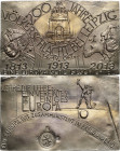 Güttler, Peter-Götz 1939-2024 Weißmetallgussplakette 2013. 200 Jahre Völkerschlacht bei Leipzig und 100-Jahrfeier der Einweihung des Völkerschlachtden...