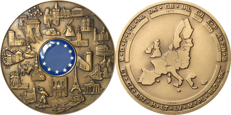 Huybrechts, Paul Bronzemedaille 2004 (Kremnica Mint) Erweiterung der Europäische...