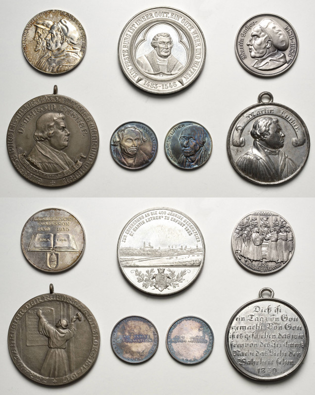 Reformation
Lot-7 Stück Silbermedaille 1930 (Hörnlein, 400 Jahre Augsburger Kon...