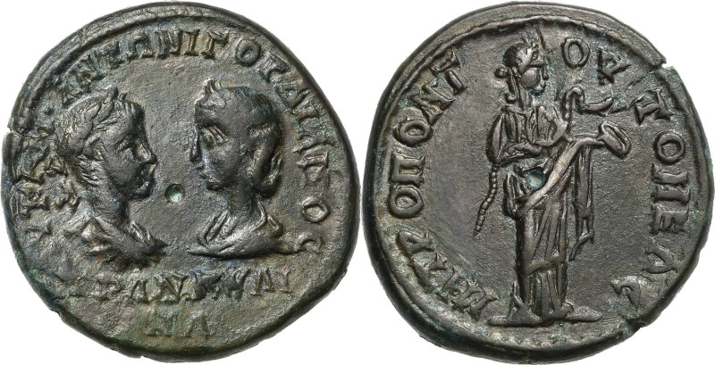 Kaiserzeit
Gordianus III. 238-244 Bronze, Tome/Moesia inferior Brustbilder des ...