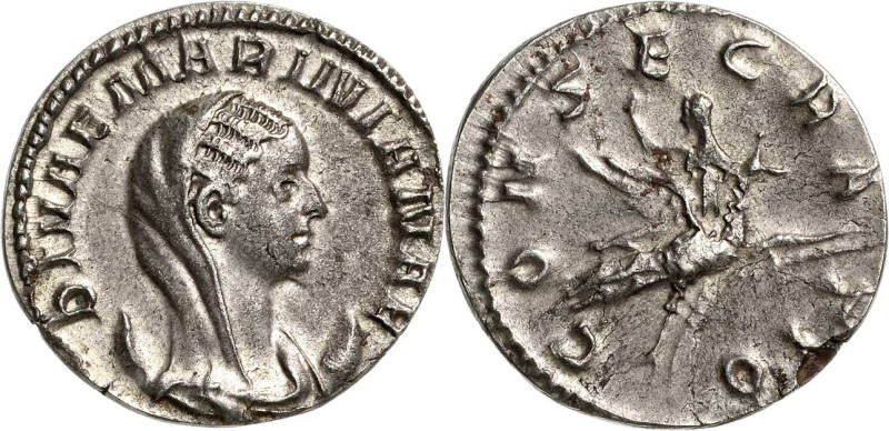 Kaiserzeit
Mariniana, Gattin des Valerianus I.254-256 Antoninian nach 254, Rom ...