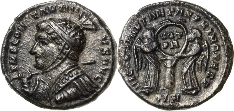Kaiserzeit
Constantin I. der Große 306-337 Follis 319/320, Londinium Brustbild ...