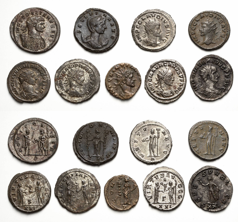 Römische Münzen
Lot-9 Stück Unterschiedliche Antoniniane der Soldatenkaiserzeit...