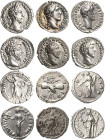 Römische Münzen
Lot-6 Stück Unterschiedliche Denare der Zeit der Antoninen. Antoninus Pius (2x), Marc Aurel (3x), Commodus (1x) Sehr schön-vorzüglich...