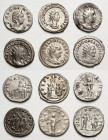 Römische Münzen
Lot-6 Stück Unterschiedliche Antoniniane der Familie des Gallienus. Valerianus I., Gallienus (2x), Valerianus II. (2x), Salonina Sehr...