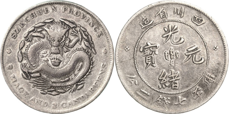 China
Kuang-Hsu 1874-1908 Dollar (7 Mace 2 Candareens) o.J. (1901/1908). Provin...