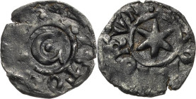 Dänemark
Christopher I. 1252-1259 Penning, Ribe Buchstabe C im Kreis, CRISTOFORVS / 6-strahliger Stern, REX DANORVM MB 95 Slg. De Wit 655 Leschhorn 6...