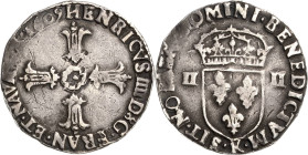 Frankreich
Heinrich IV. 1589-1610 1/4 Écu 1609, K-Bordeau Duplessy 1224 Sehr schön