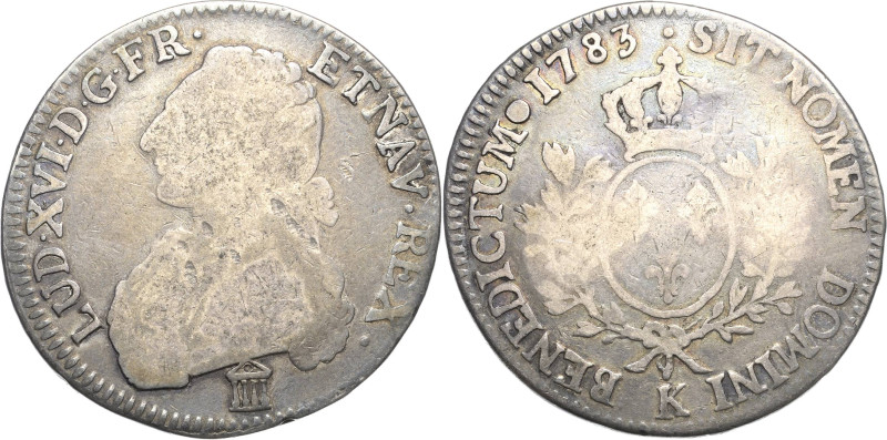 Frankreich
Ludwig XVI. 1774-1793 Écu aux lauriers 1783, K-Bordeau Gadoury 356 D...