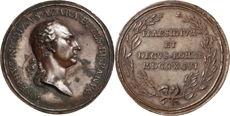 Frankreich
Erste Republik 1793-1804 Bronzemedaille 1796 (V. Cocchi) Frieden von...