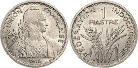 Französisch Indochina
 Piastre 1946, A-Paris Lecompte 316 Prachtexemplar. Fast prägefrisch