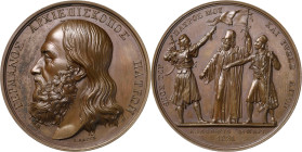 Griechenland
Medaillen auf die Revolution 1821-1830 Bronzemedaille 1821 (K. Lange) Germanos von Patras, Erzbischof und Freiheitskämpfer. Kopf nach li...
