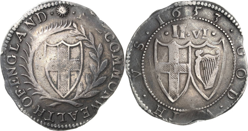 Großbritannien
Commonwealth 1649-1660 1/2 Crown (2 Shilling 6 Pence) 1653, Sonn...