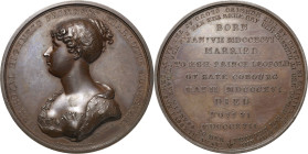 Großbritannien
George III. 1760-1820 Bronzemedaille 1817 (T. Wyon Sr./P. Turnerelli) Tod von Charlotte Augusta von Wales, Prinzessin aus dem Haus Han...