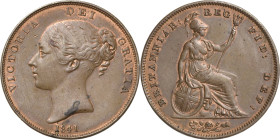 Großbritannien
Victoria 1837-1901 Penny 1841, London Spink 3048 Kl. Kratzer, vorzüglich