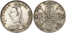 Großbritannien
Victoria 1837-1901 2 Florin 1888, London Spink 3923 Fast vorzüglich
