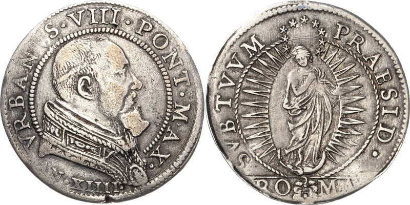 Italien-Kirchenstaat/Vatikanstadt
Urban VIII. 1623-1644 Testone 1636, Rom Berma...